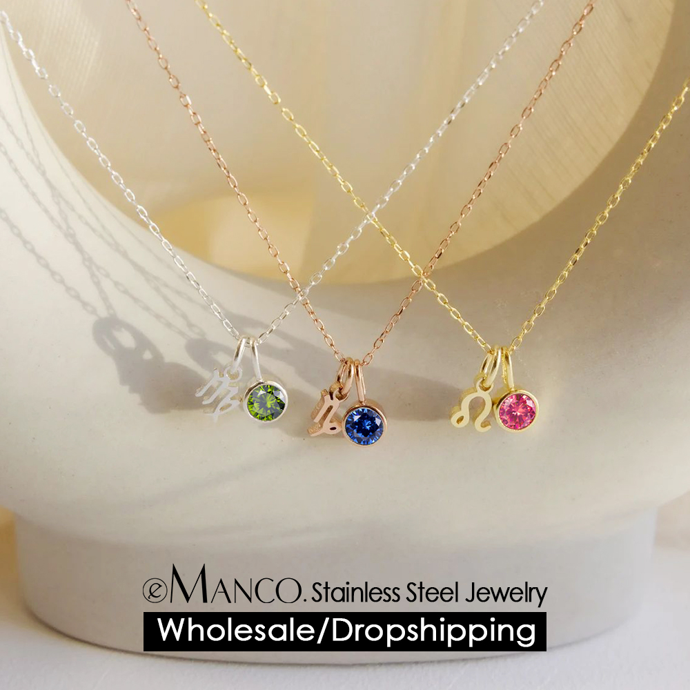 EMANCO バースストーン コンステレーション ダブルペン - Birth Flower Necklace のレビューと価格