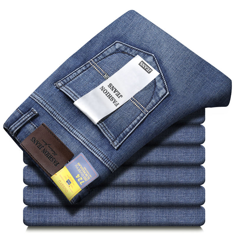 高品質秋冬メンズジーンズ クラシックレトロブルーデニムパンツ - Levis Jeans 501 のレビューと価格
