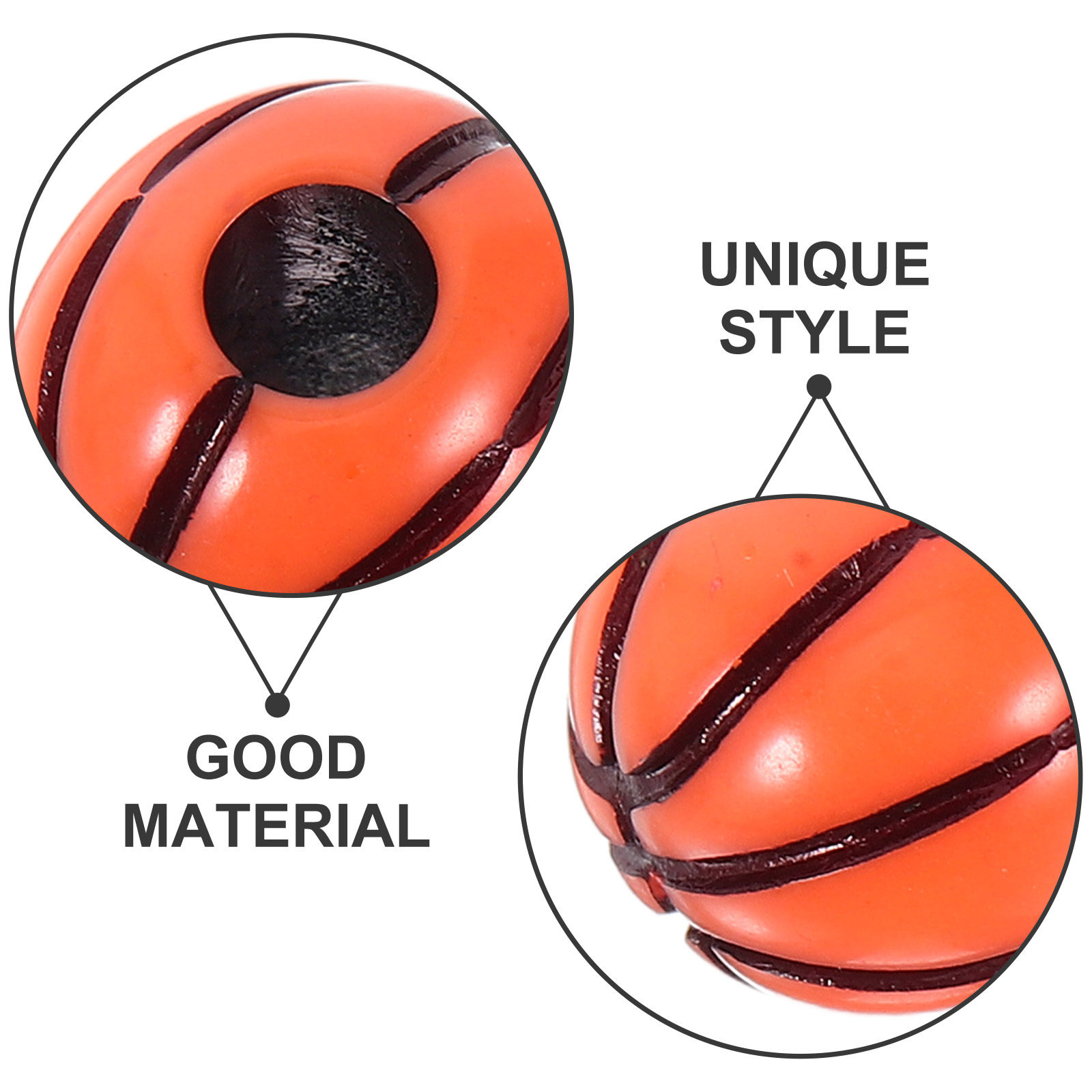 バスケットボールビーズ100個入り。アクリル製。DIYスポー - Coordinates Bracelet のレビューと価格